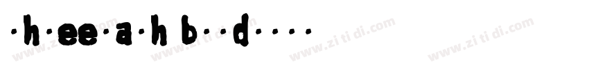 shreenath bold字体转换
